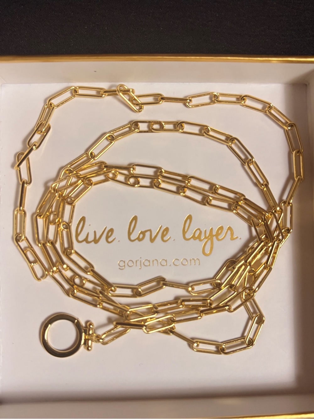 Gorjana Parker XL Paperclip
34”Chain - Picture 2 of 3